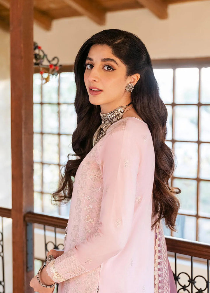 Asim Jofa Embroidered Unstitched Suit 3 Piece AJ23EF AJKM-08 - Festive Collection
