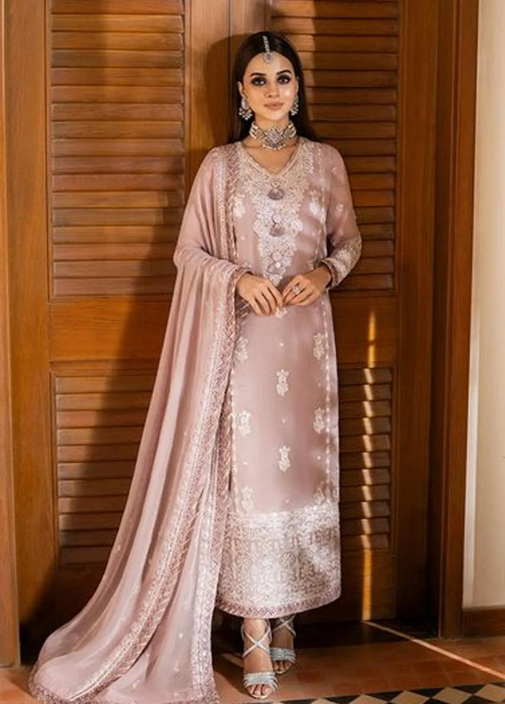 Asim Jofa Embroidered Unstitched Suit 3 Piece AJ23EF AJKM-17 - Festive Collection