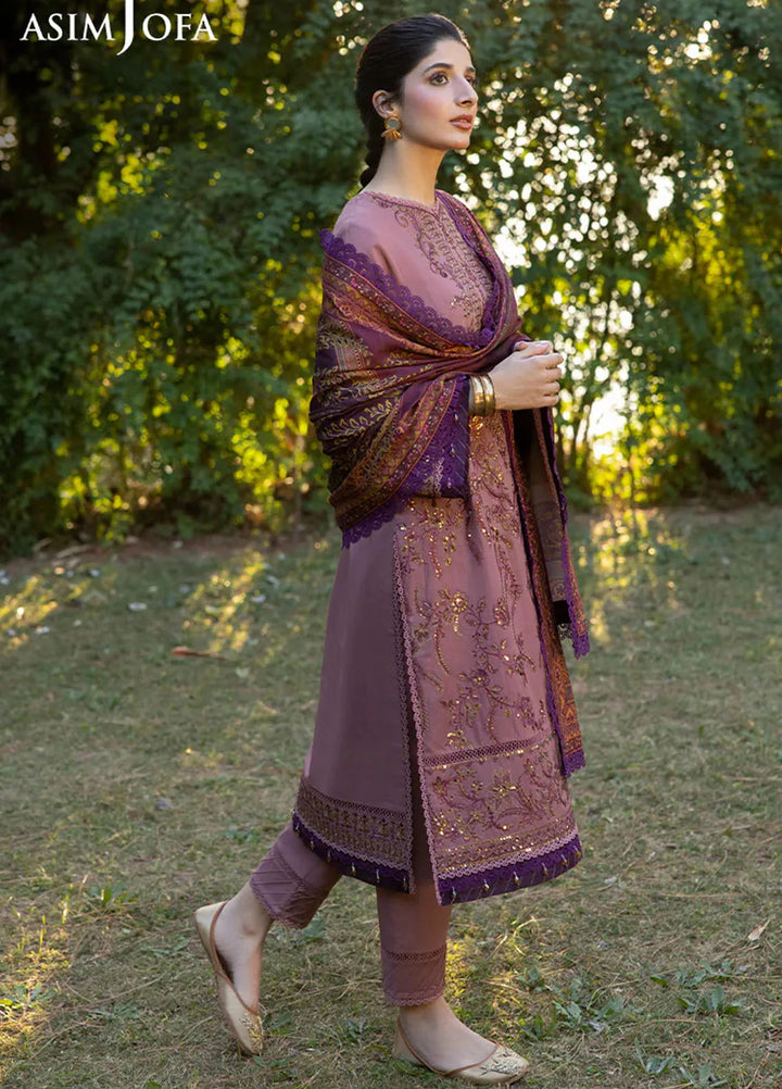 Asim Jofa Embroidered Viscose Suits Unstitched 3 Piece AJ24UW AJUW-30 - Winter Collection
