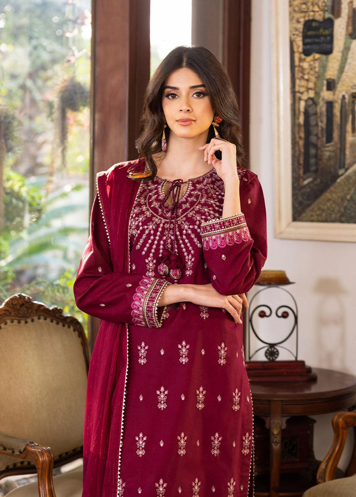 Essential By Asim Jofa Embroidered Cambric Suits Unstitched 3 Piece AJ23EE AJPE-04 - Eid Collection