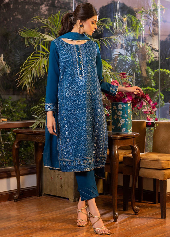 Essential By Asim Jofa Embroidered Cambric Suits Unstitched 3 Piece AJ23EE AJPE-07 - Eid Collection