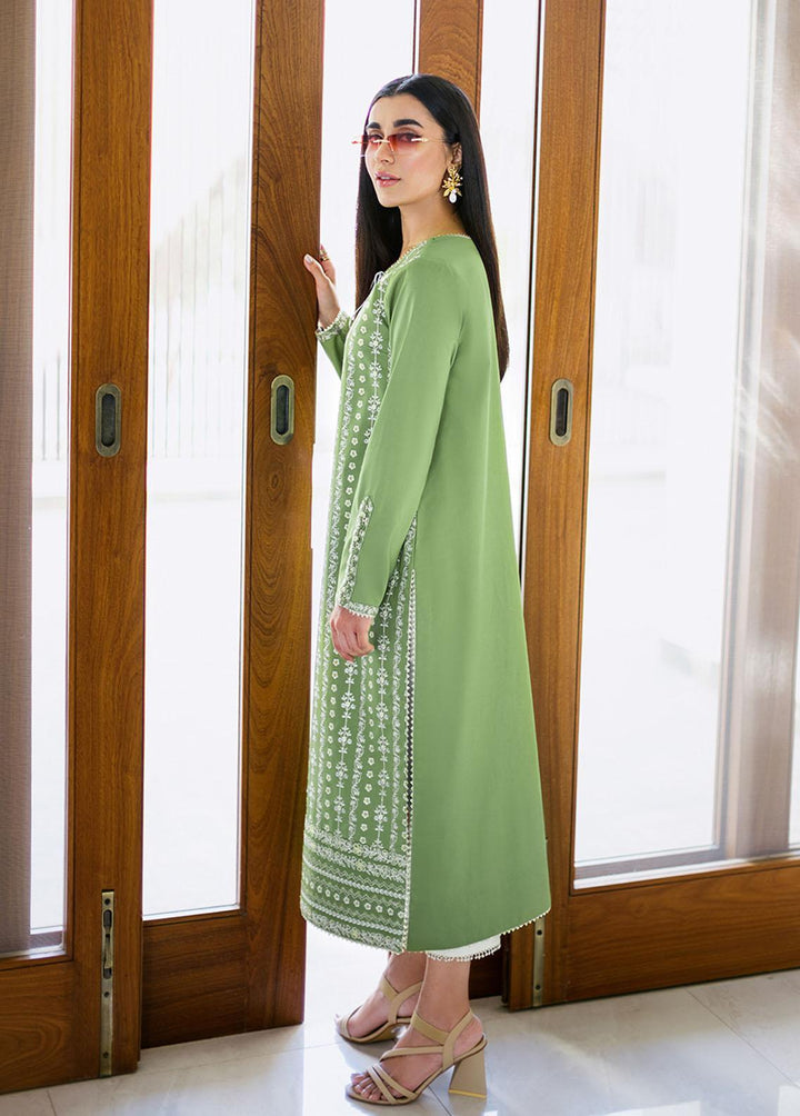 Essential By Asim Jofa Embroidered Cambric  Unstitched Kurti AJ23EE AJPE-08 - Eid Collection