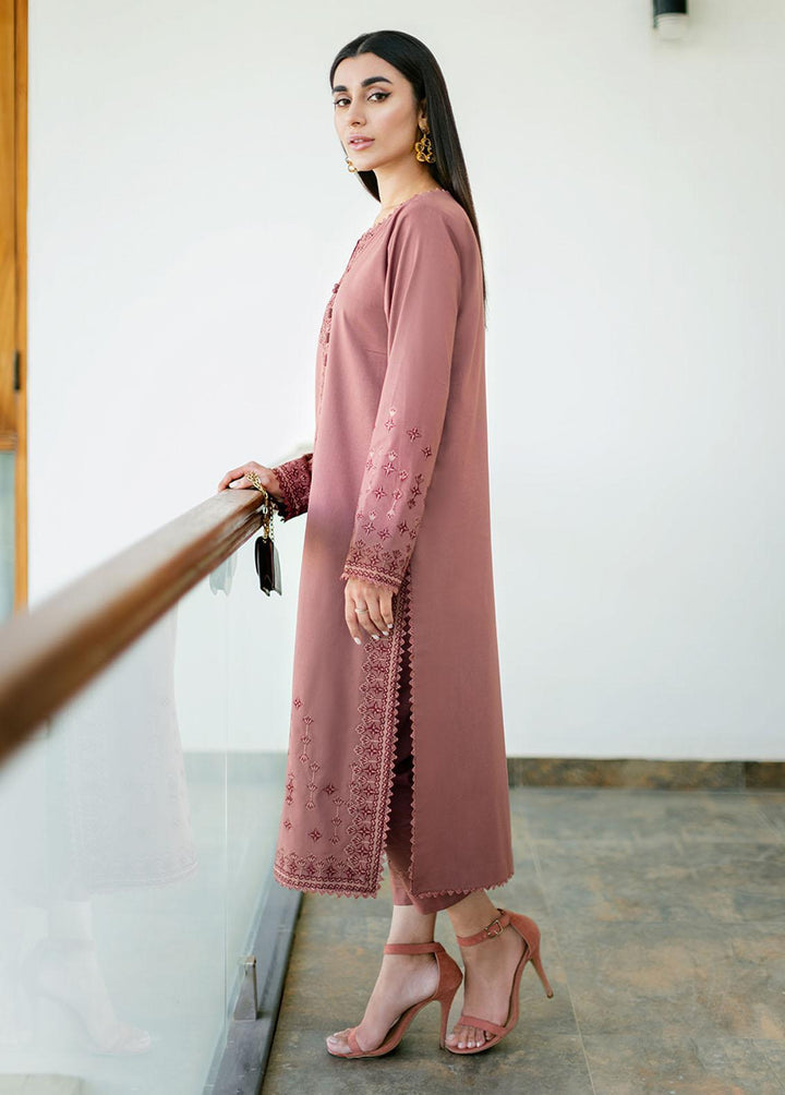 Essential By Asim Jofa Embroidered Cambric Suits Unstitched 2 Piece AJ23EE AJPE-11 - Eid Collection