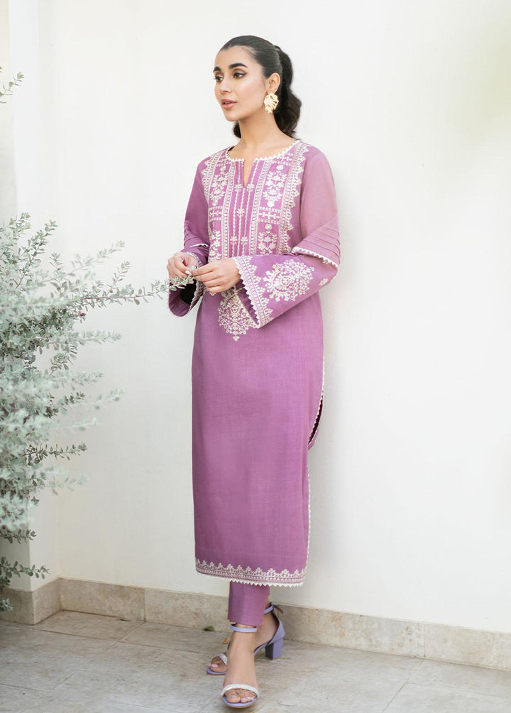 Essential By Asim Jofa Embroidered Cambric Suits Unstitched 2 Piece AJ23EE AJPE-17 - Eid Collection