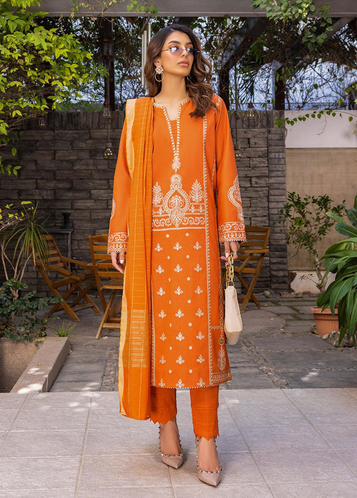 Essential By Asim Jofa Embroidered Cambric Suits Unstitched 3 Piece AJ23EE AJPE-21 - Eid Collection