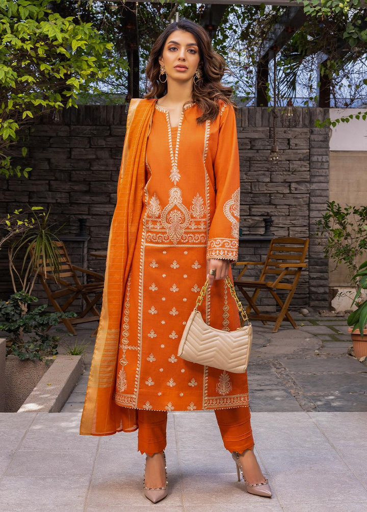 Essential By Asim Jofa Embroidered Cambric Suits Unstitched 3 Piece AJ23EE AJPE-21 - Eid Collection