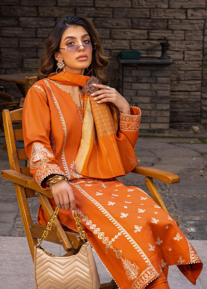 Essential By Asim Jofa Embroidered Cambric Suits Unstitched 3 Piece AJ23EE AJPE-21 - Eid Collection