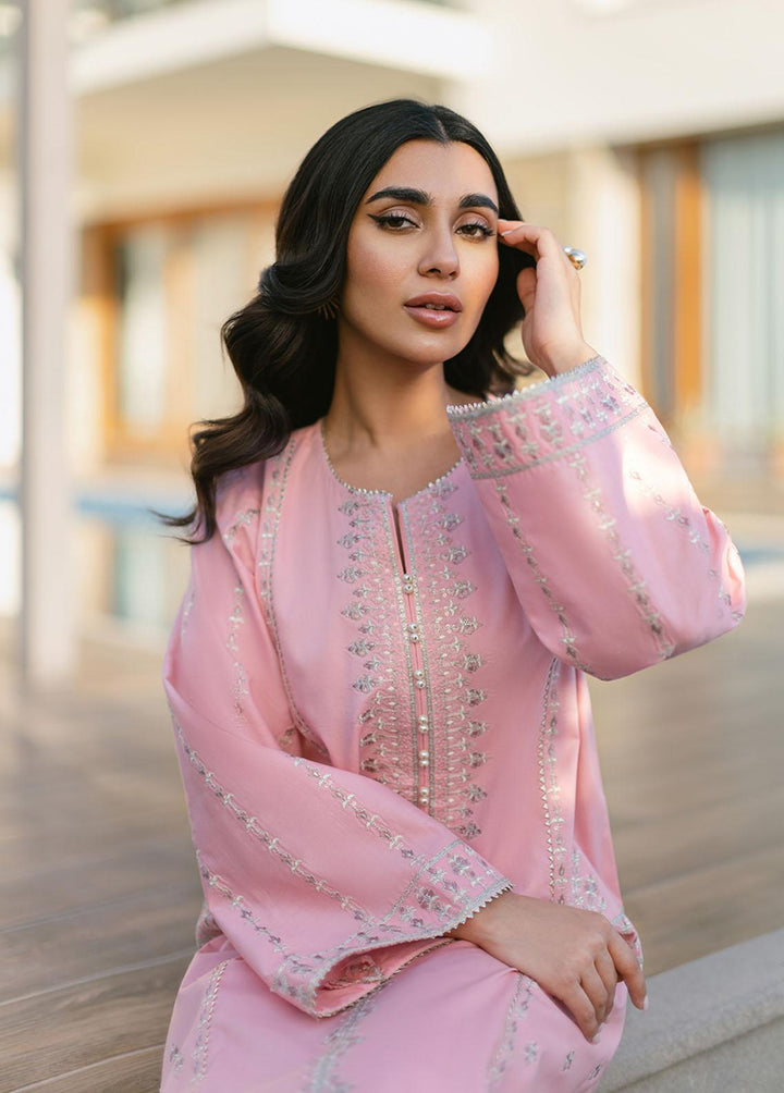 Essential By Asim Jofa Embroidered Cambric  Unstitched Kurti AJ23EE AJPE-26 - Eid Collection