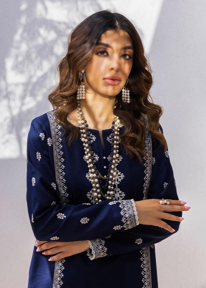 Essential By Asim Jofa Embroidered Jacquard Suits Unstitched 2 Piece AJ23EE AJPE-29 - Eid Collection