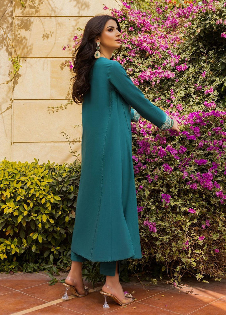 Essential By Asim Jofa Embroidered Cambric Suits Unstitched 2 Piece AJ23EE AJPE-34 - Eid Collection