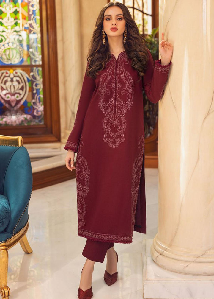 Essential Cambric By Asim Jofa Embroidered Cambric Suits Unstitched 2 Piece AJ23E AJP-02 - Summer Collection