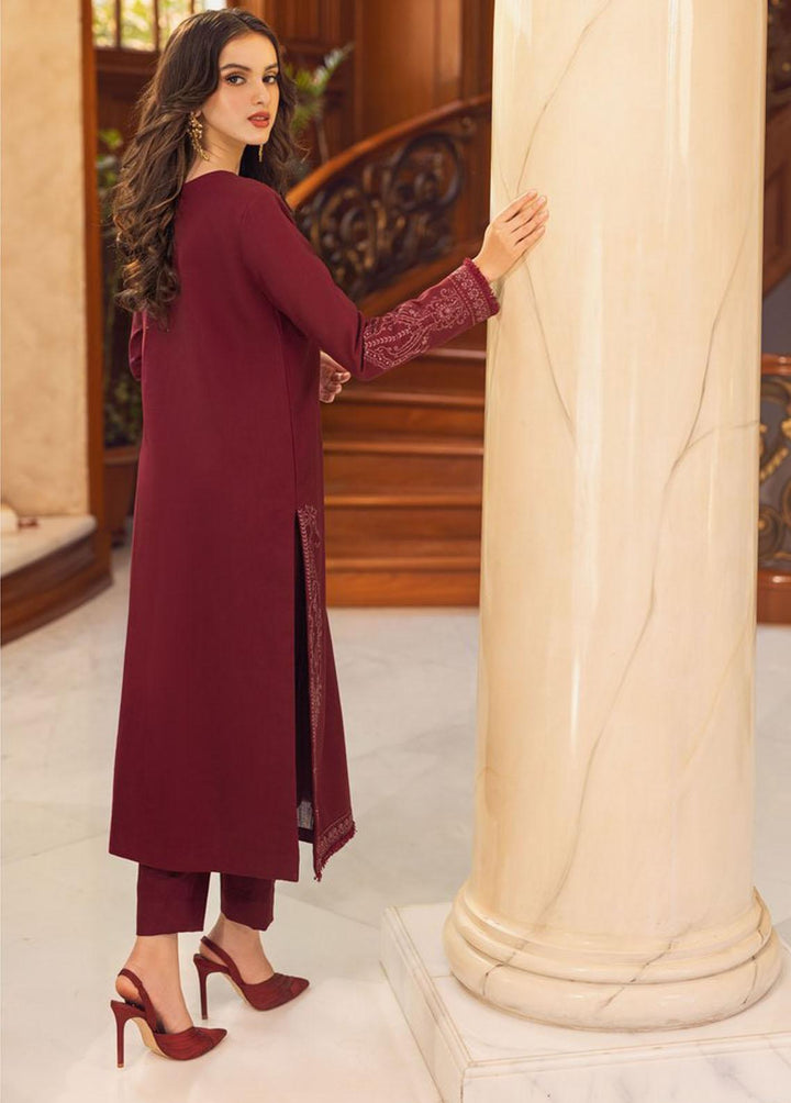 Essential Cambric By Asim Jofa Embroidered Cambric Suits Unstitched 2 Piece AJ23E AJP-02 - Summer Collection