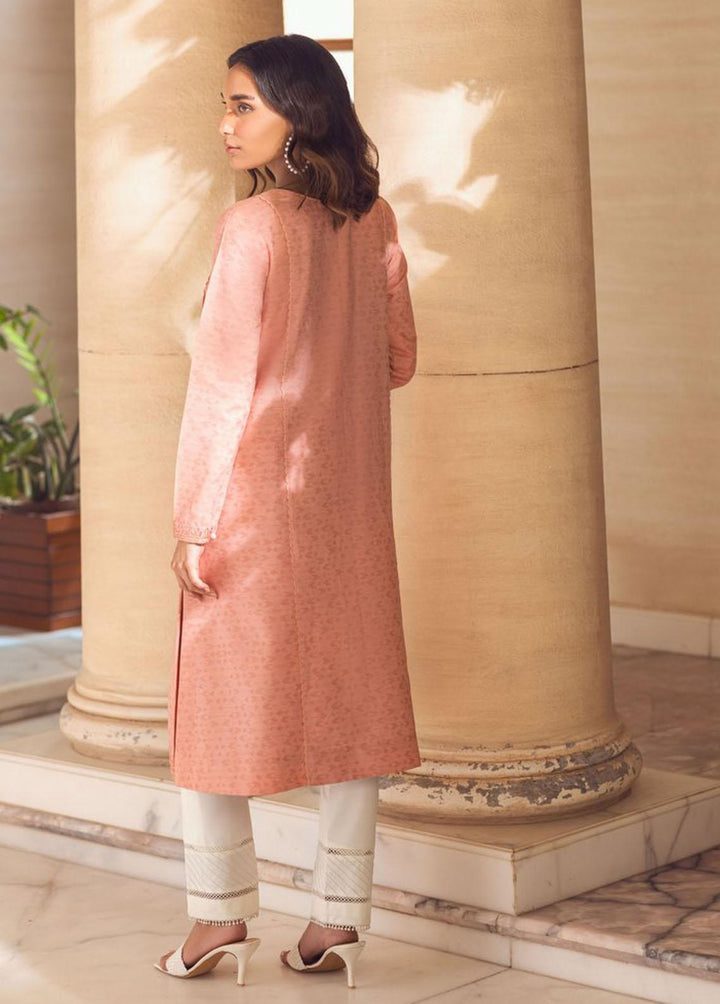 Essential Cambric By Asim Jofa Embroidered Cambric Suits Unstitched Kurti AJ23E AJP-04 - Summer Collection