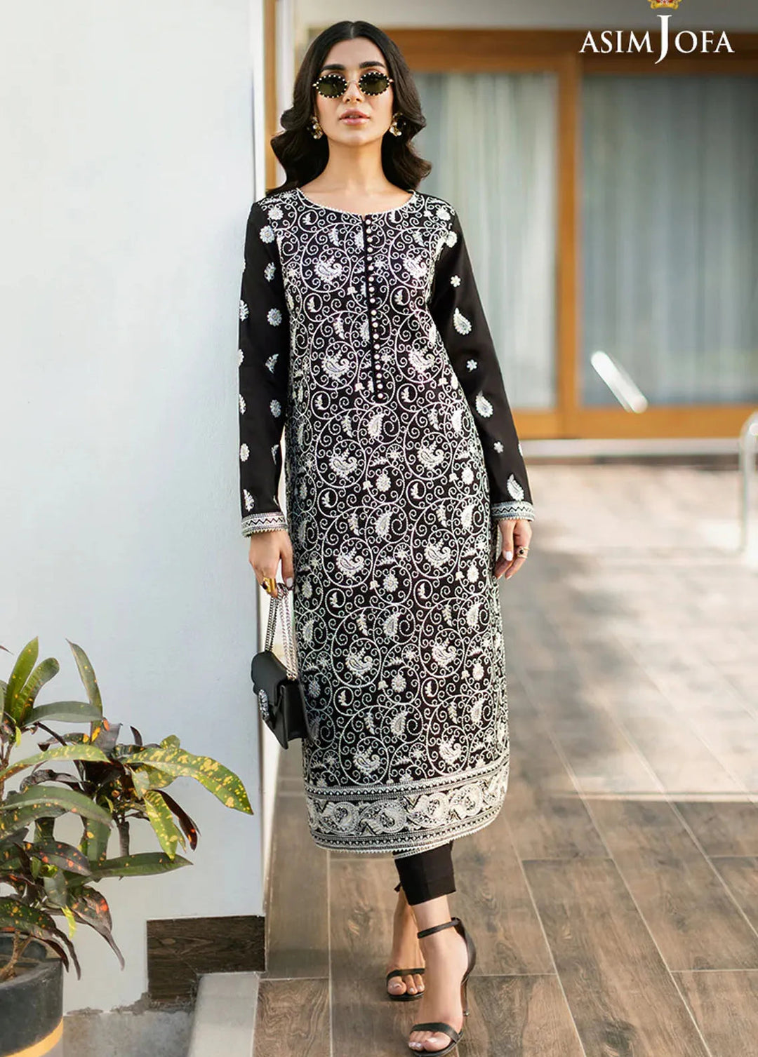 Asim Jofa Formal Pret Cambric 2 Piece Suit AJPE-14