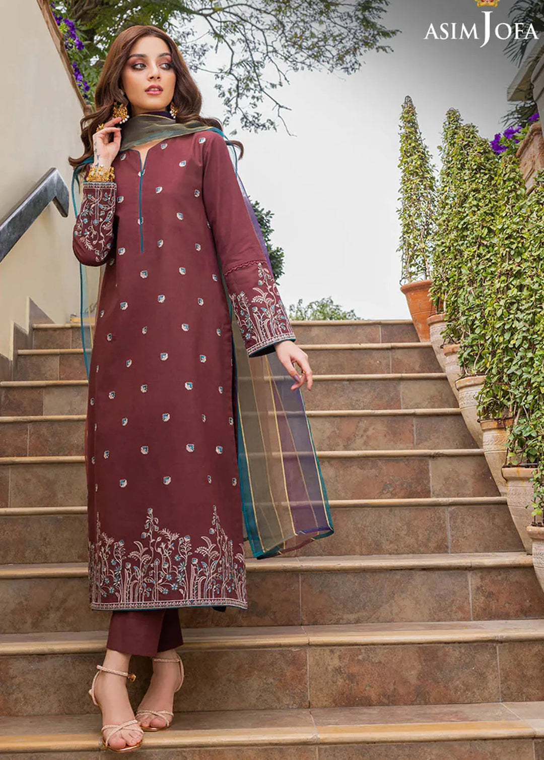 Asim Jofa Formal Pret Cambric 2 Piece Suit AJPE-35