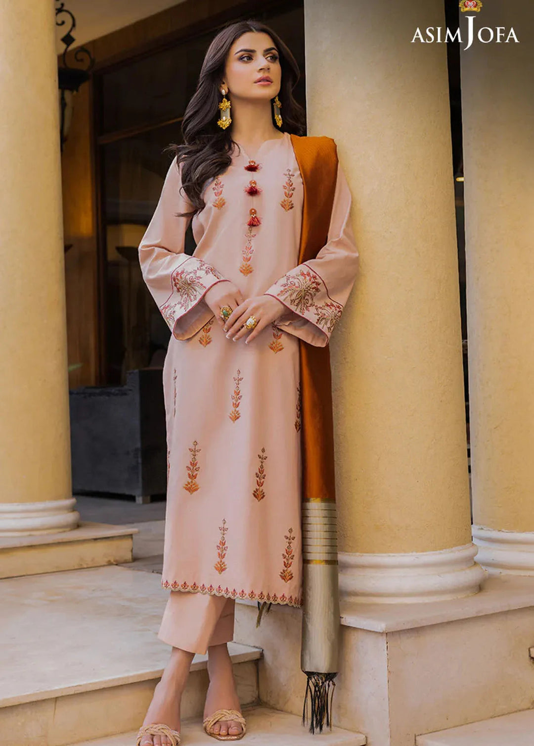 Asim Jofa Formal Pret Cambric 2 Piece Suit AJPE-36