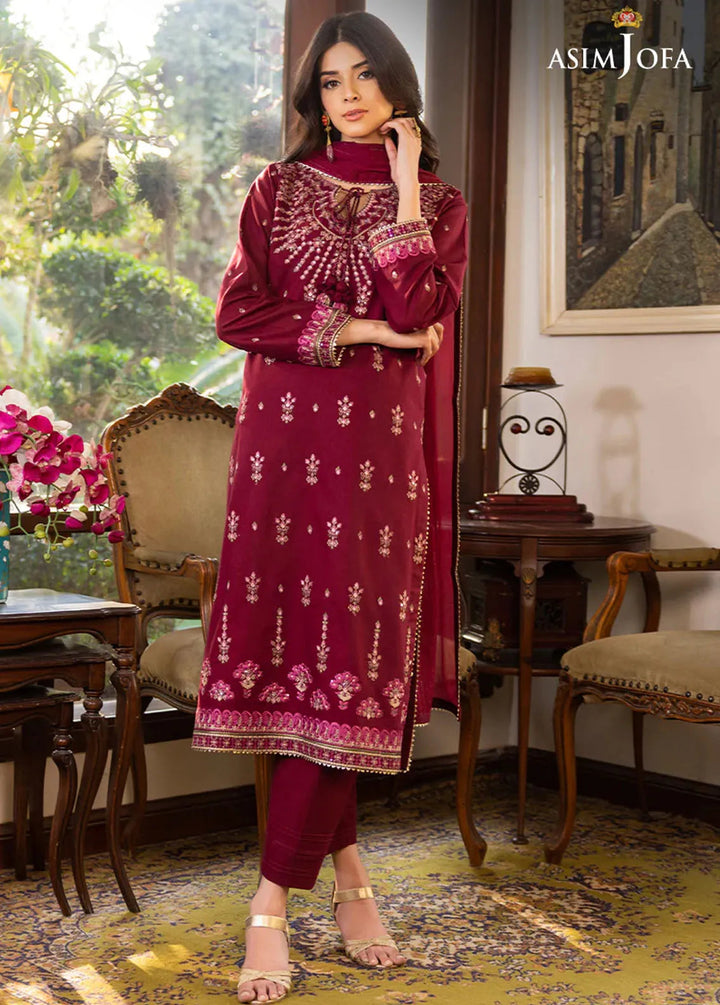 Asim Jofa Formal Pret Cambric 3 Piece Suit AJPE-04