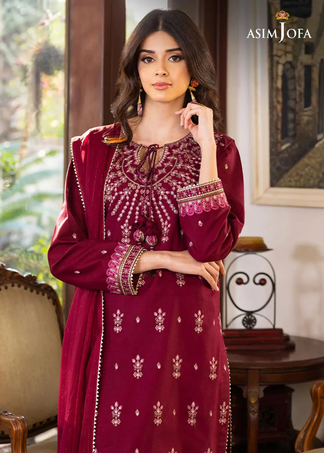 Asim Jofa Formal Pret Cambric 3 Piece Suit AJPE-04