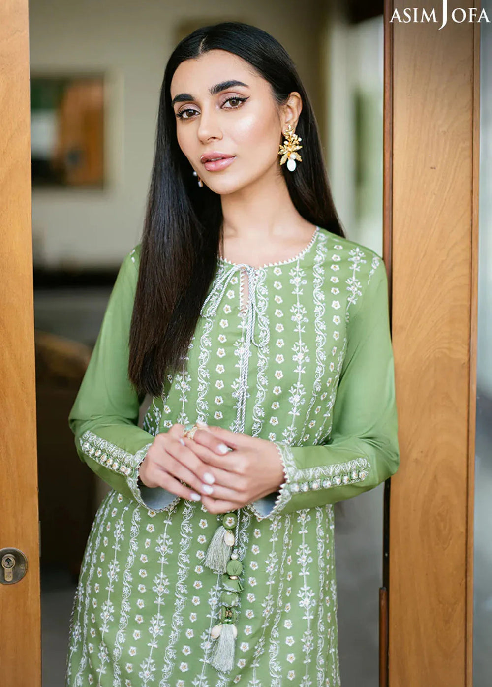 Asim Jofa Formal Pret Cambric Kurti AJPE-08