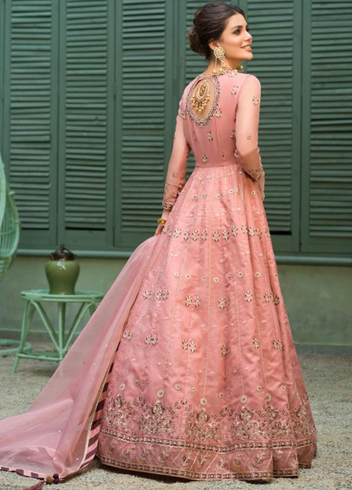 Asim Jofa Embroidered Organza Suits Unstitched 3 Piece AJ21J AJFC-40 - Festive Collection