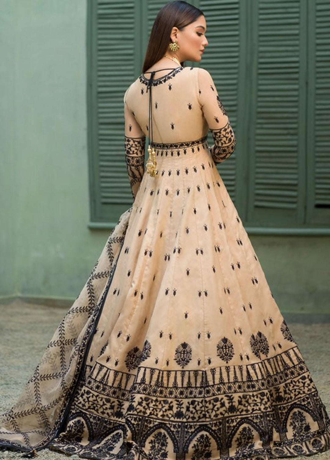 Asim Jofa Embroidered Organza Suits Unstitched 3 Piece AJ21J AJFC-52 - Festive Collection