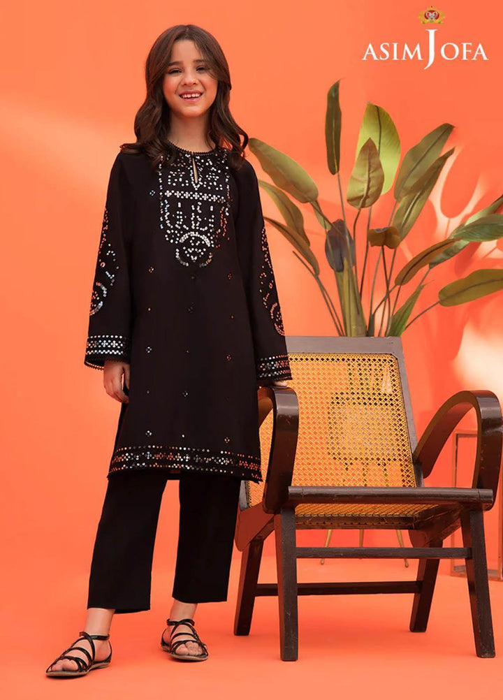Asim Jofa Cambric Festive Pret 2 Piece Suit for Kids -  AJ23KDS AJKC-01