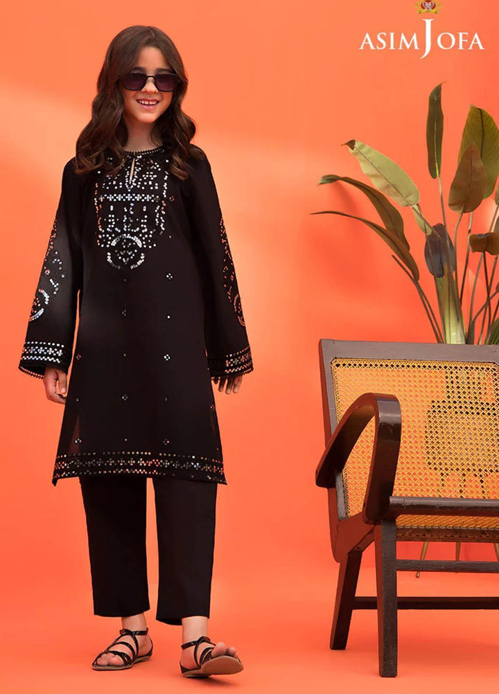 Asim Jofa Cambric Festive Pret 2 Piece Suit for Kids -  AJ23KDS AJKC-01