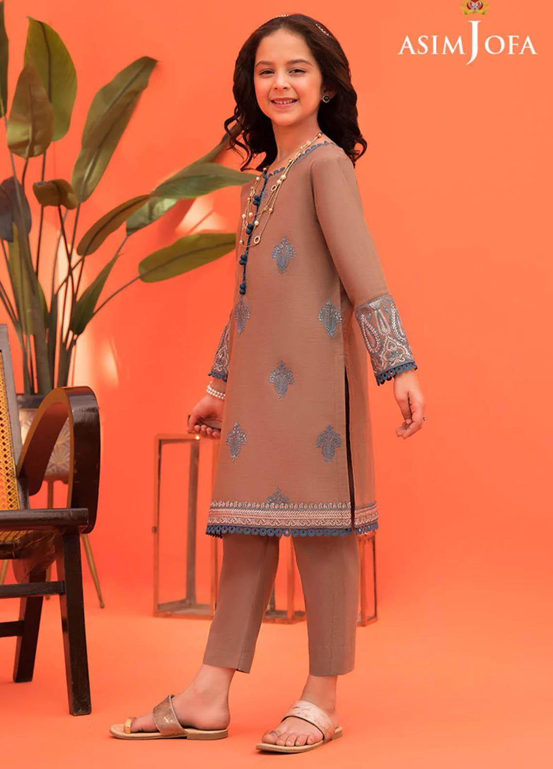 Asim Jofa Cambric Festive Pret 2 Piece Suit for Kids -  AJ23KDS AJKC-02