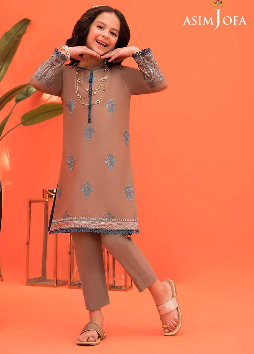 Asim Jofa Cambric Festive Pret 2 Piece Suit for Kids -  AJ23KDS AJKC-02