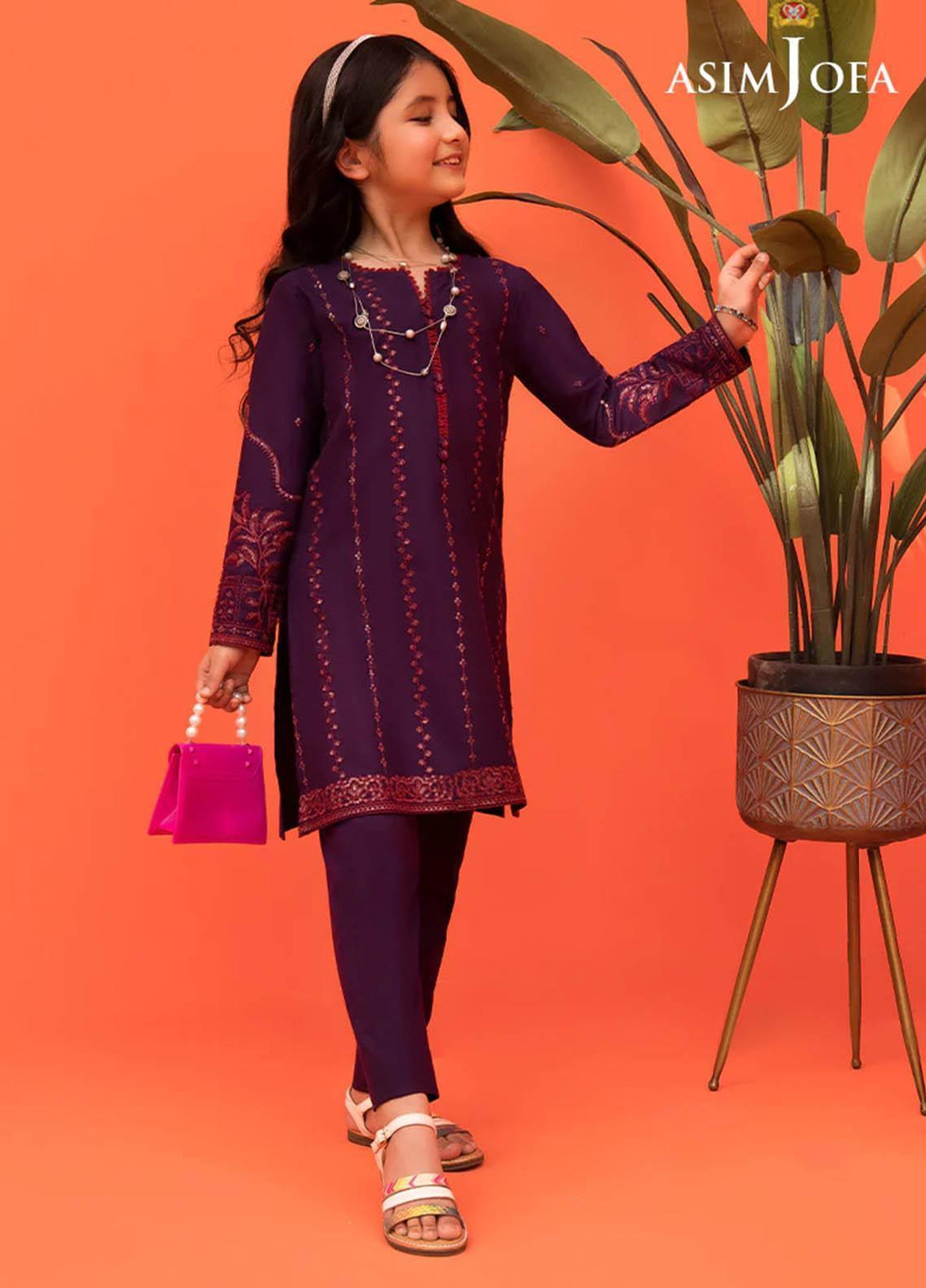 Asim Jofa Cambric Festive Pret 2 Piece Suit for Kids -  AJ23KDS AJKC-03