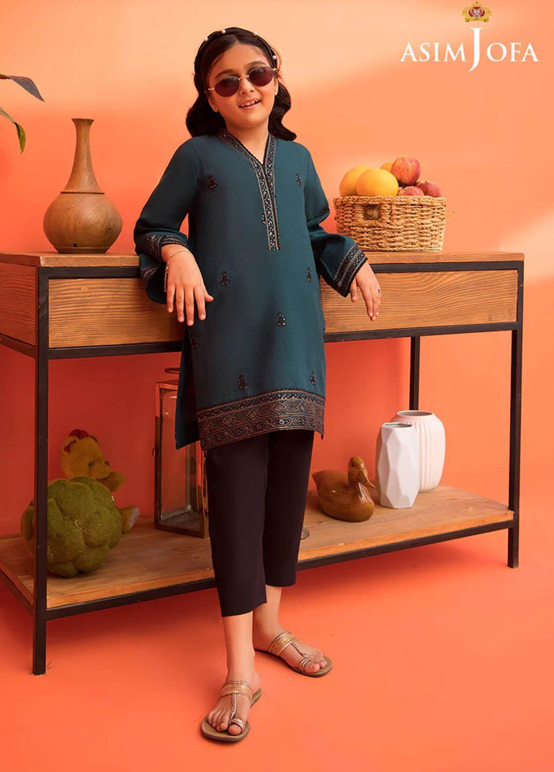 Asim Jofa Cambric Festive Pret 2 Piece Suit for Kids -  AJ23KDS AJKC-05