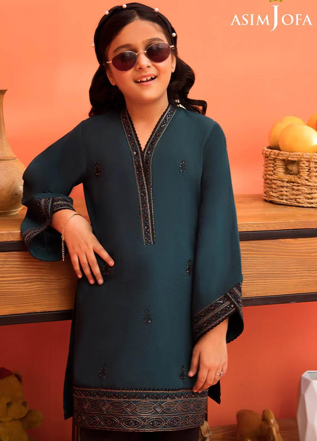 Asim Jofa Cambric Festive Pret 2 Piece Suit for Kids -  AJ23KDS AJKC-05