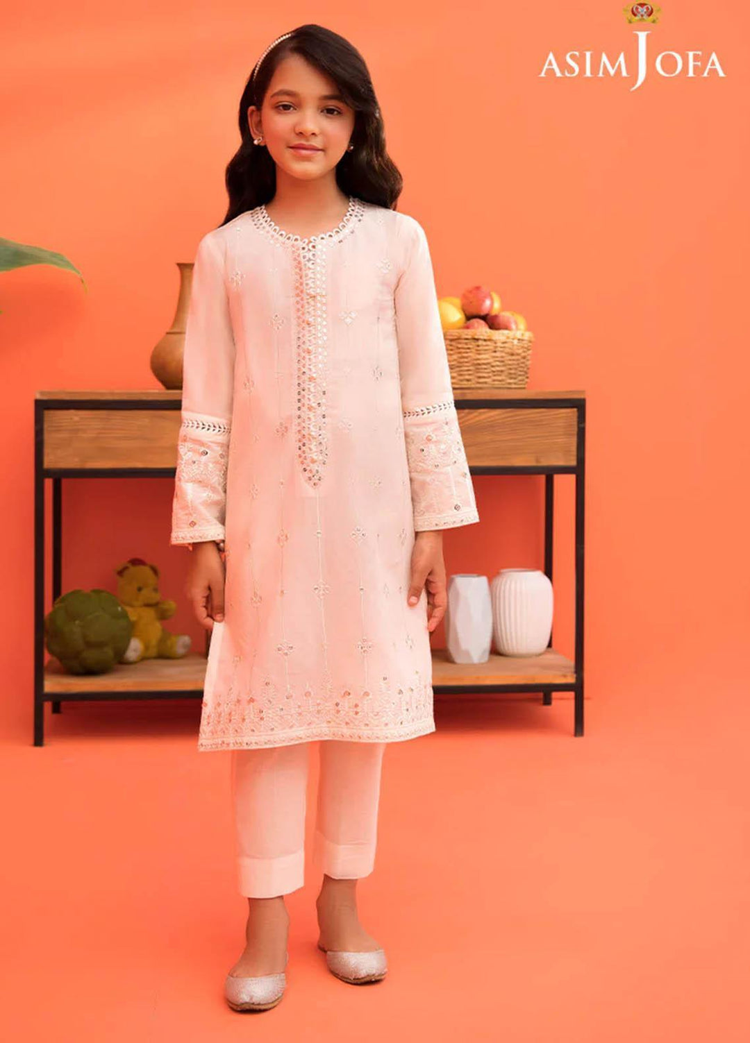 Asim Jofa Cambric Festive Pret 2 Piece Suit for Kids -  AJ23KDS AJKC-06