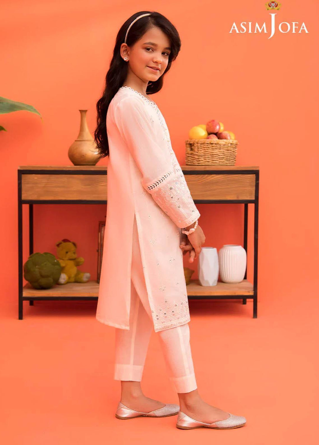 Asim Jofa Cambric Festive Pret 2 Piece Suit for Kids -  AJ23KDS AJKC-06