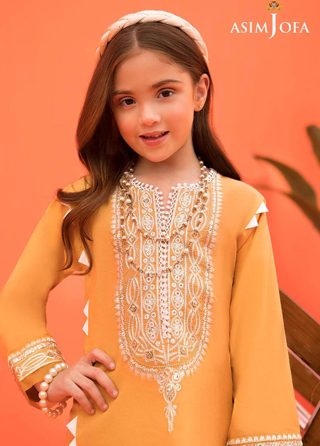 Asim Jofa Cambric Festive Pret 2 Piece Suit for Kids -  AJ23KDS AJKC-07