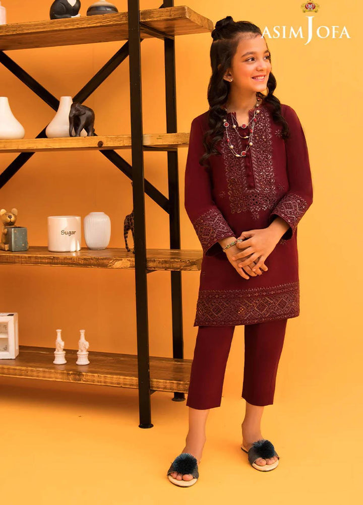 Asim Jofa Cambric Festive Pret 2 Piece Suit for Kids -  AJ23KDS AJKC-08