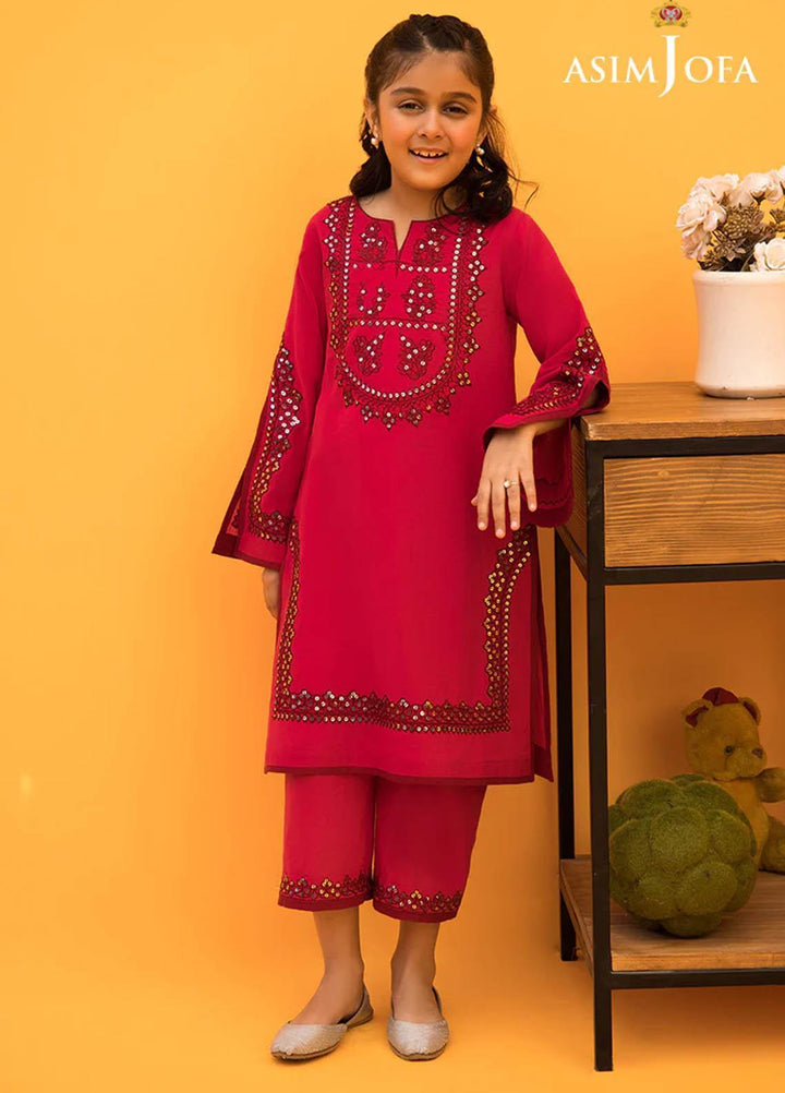 Asim Jofa Cambric Festive Pret 2 Piece Suit for Kids -  AJ23KDS AJKC-10