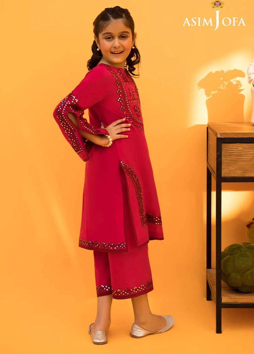Asim Jofa Cambric Festive Pret 2 Piece Suit for Kids -  AJ23KDS AJKC-10