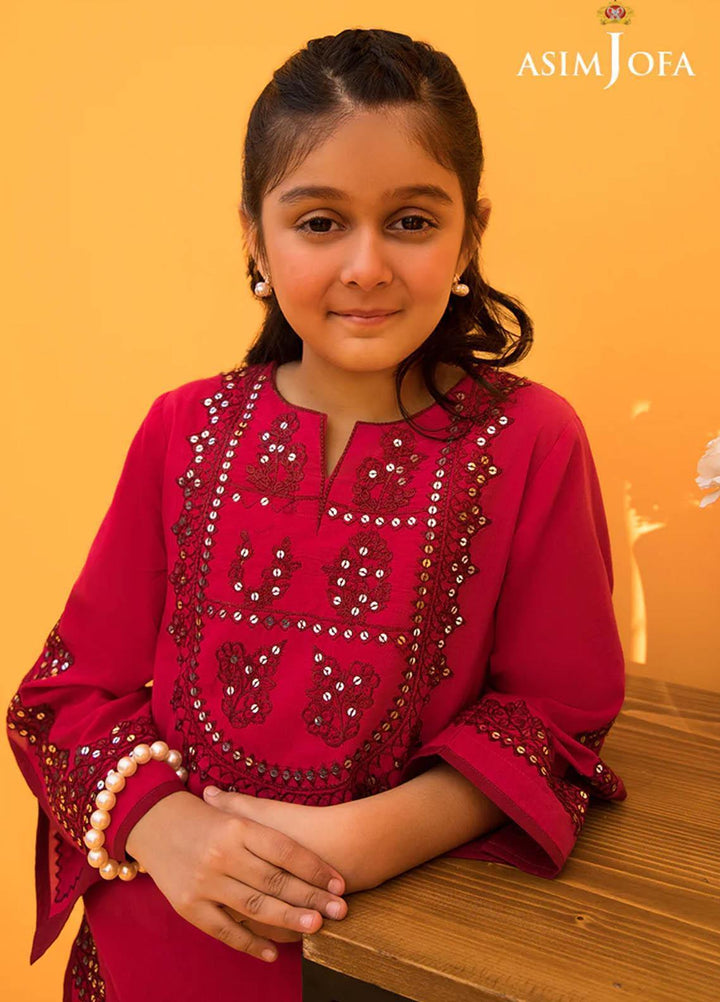 Asim Jofa Cambric Festive Pret 2 Piece Suit for Kids -  AJ23KDS AJKC-10