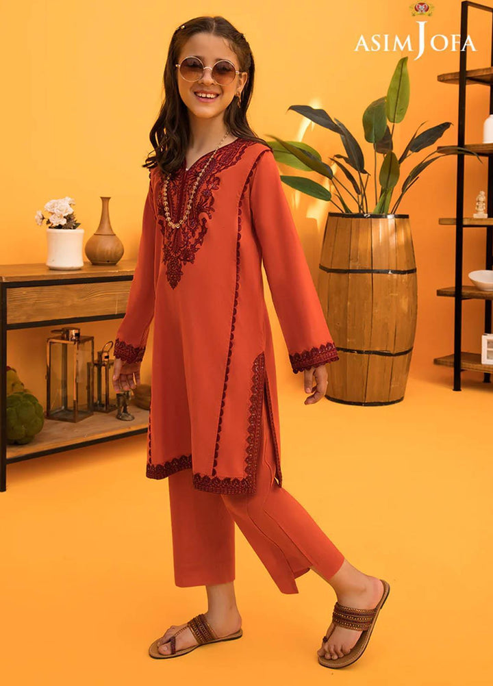 Asim Jofa Cambric Festive Pret 2 Piece Suit for Kids -  AJ23KDS AJKC-11