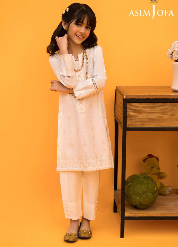 Asim Jofa Cambric Festive Pret 2 Piece Suit for Kids -  AJ23KDS AJKC-12