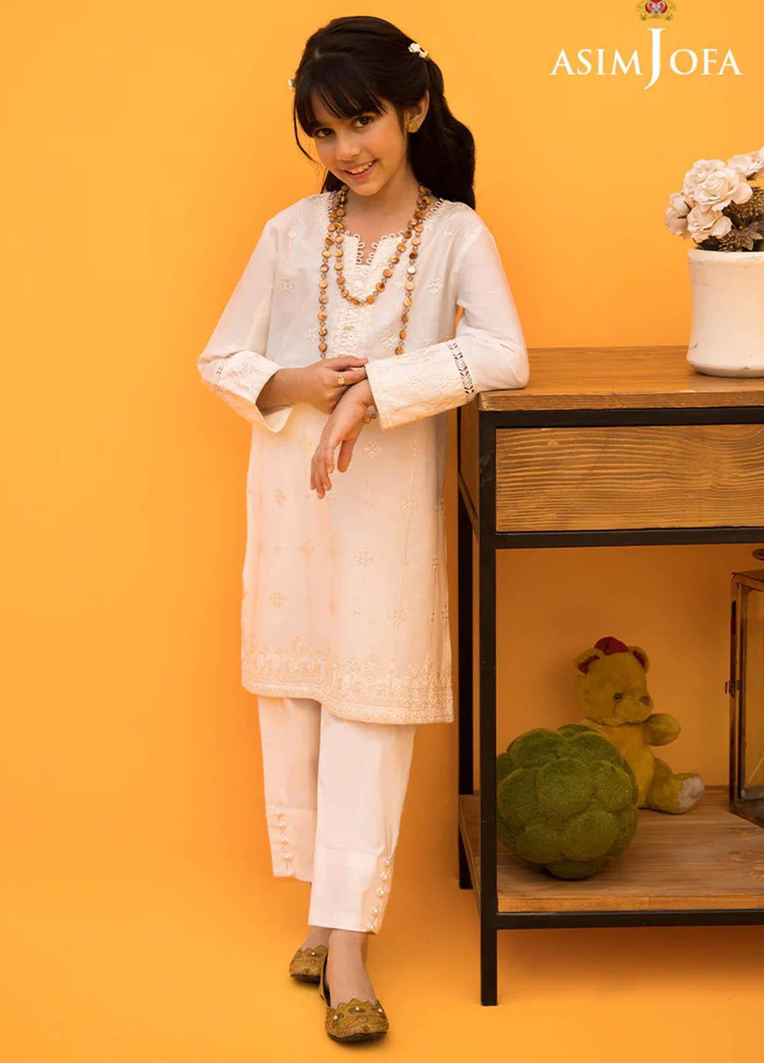 Asim Jofa Cambric Festive Pret 2 Piece Suit for Kids -  AJ23KDS AJKC-12