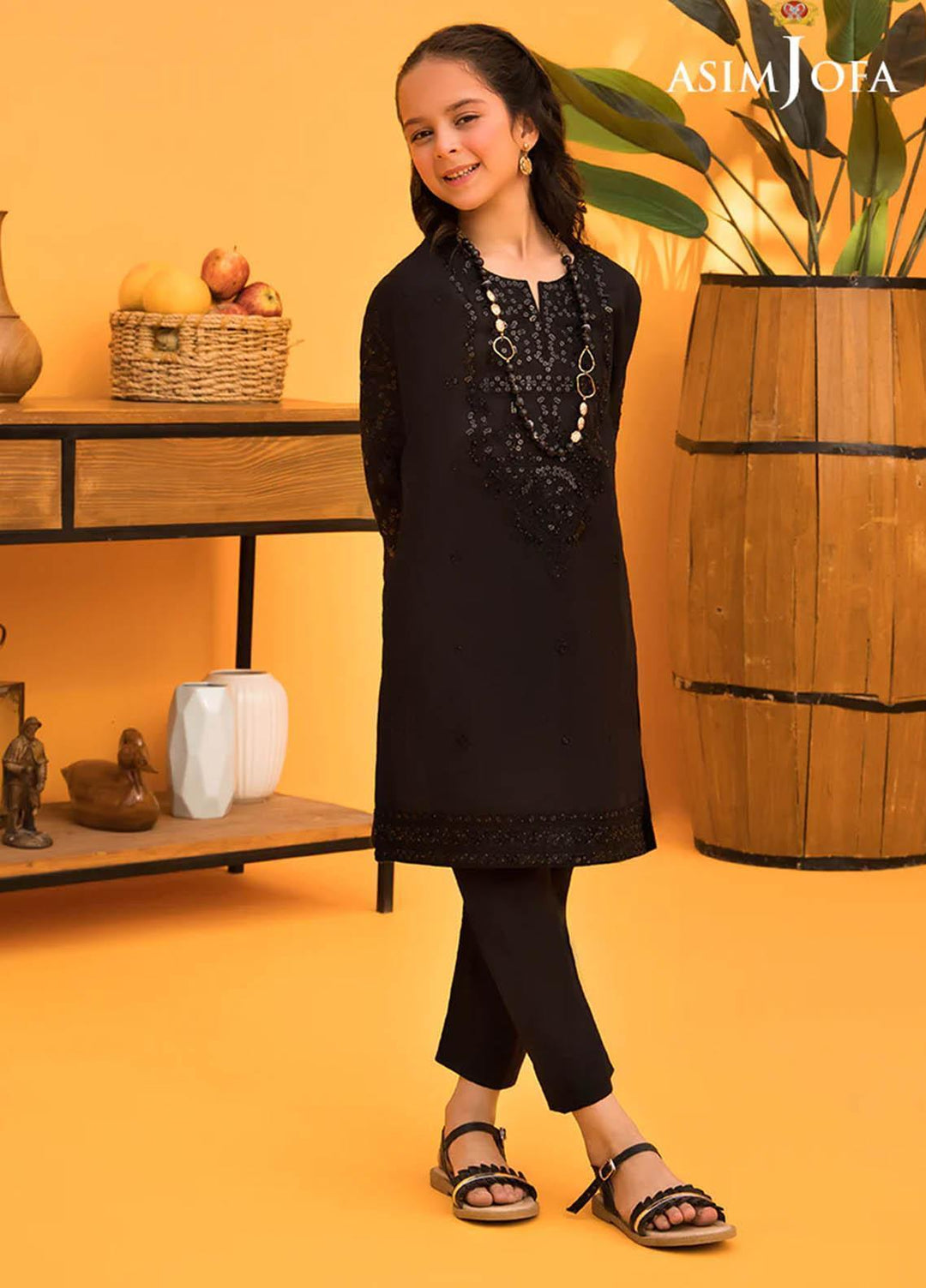 Asim Jofa Cambric Festive Pret 2 Piece Suit for Kids -  AJ23KDS AJKC-13