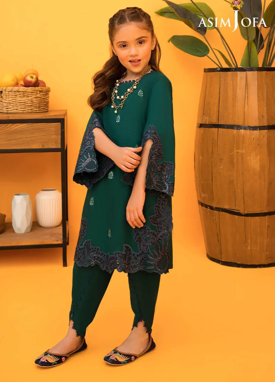 Asim Jofa Cambric Festive Pret 2 Piece Suit for Kids -  AJ23KDS AJKC-14