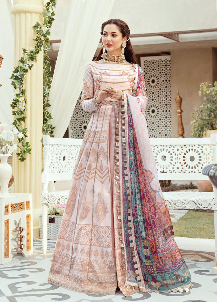 Rabt By Asim Jofa Embroidered Lawn Suits Unstitched 3 Piece AJ21RL 02 - Luxury Collection