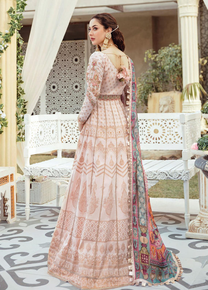 Rabt By Asim Jofa Embroidered Lawn Suits Unstitched 3 Piece AJ21RL 02 - Luxury Collection