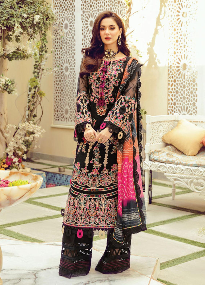 Rabt By Asim Jofa Embroidered Lawn Suits Unstitched 3 Piece AJ21RL 06 - Luxury Collection