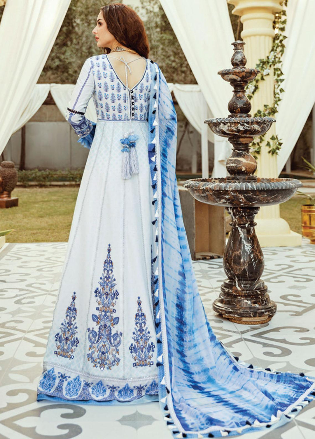 Rabt By Asim Jofa Embroidered Lawn Suits Unstitched 3 Piece AJ21RL 07 - Luxury Collection