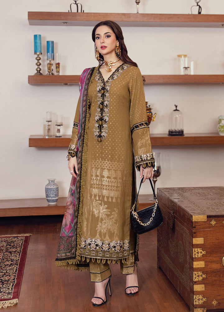 Rabt By Asim Jofa Embroidered Lawn Suits Unstitched 3 Piece AJ21RL 09 - Luxury Collection