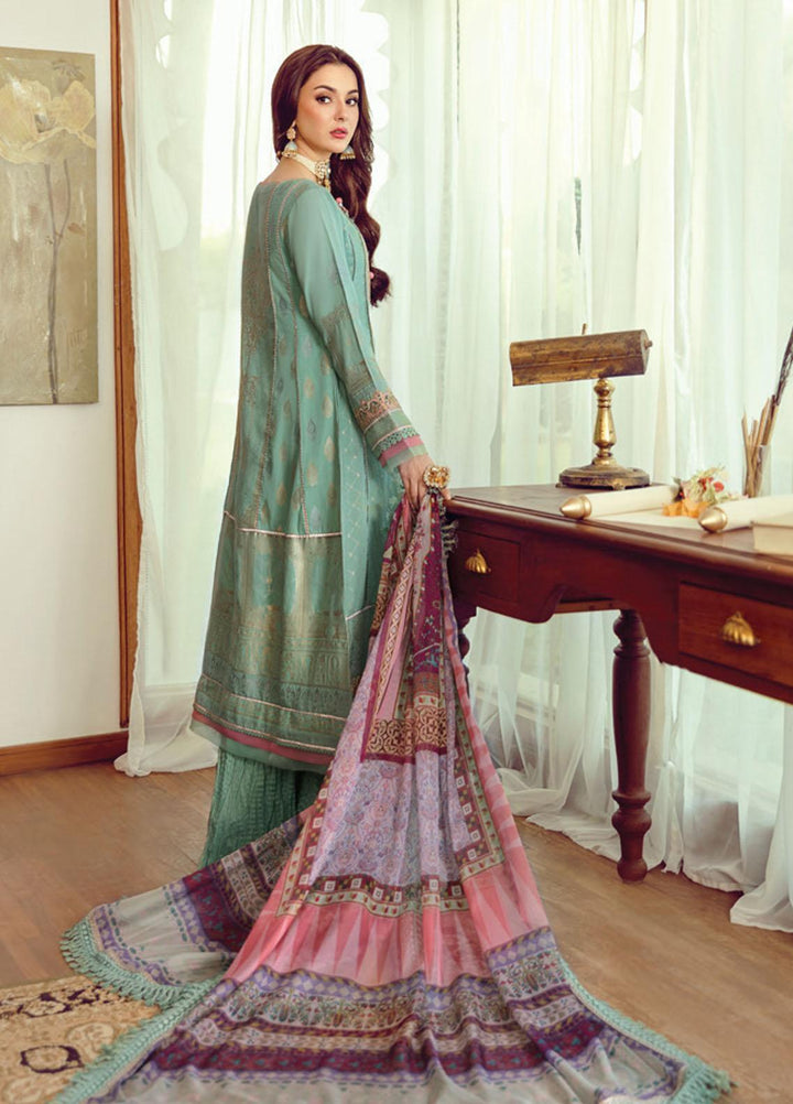 Rabt By Asim Jofa Embroidered Lawn Suits Unstitched 3 Piece AJ21RL 11 - Luxury Collection